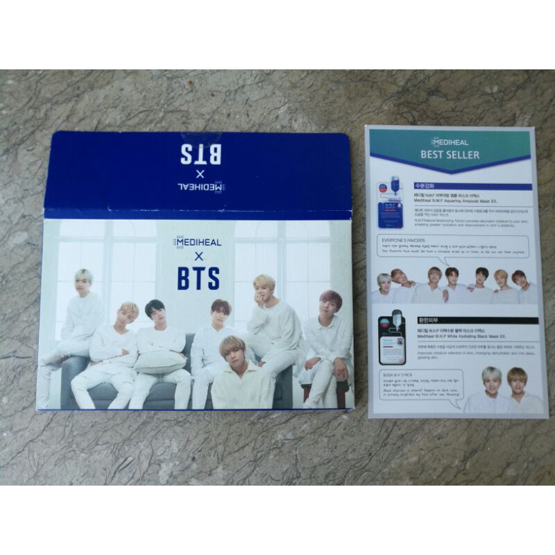BTS x Mediheal Postcard Set