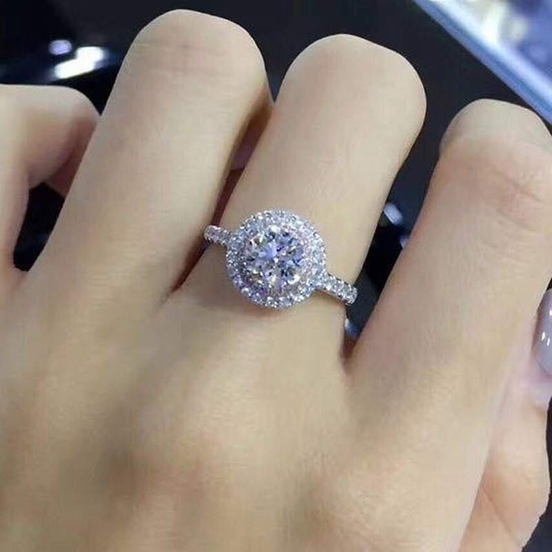 Cincin Berlian Model Terbuka Untuk Wanita