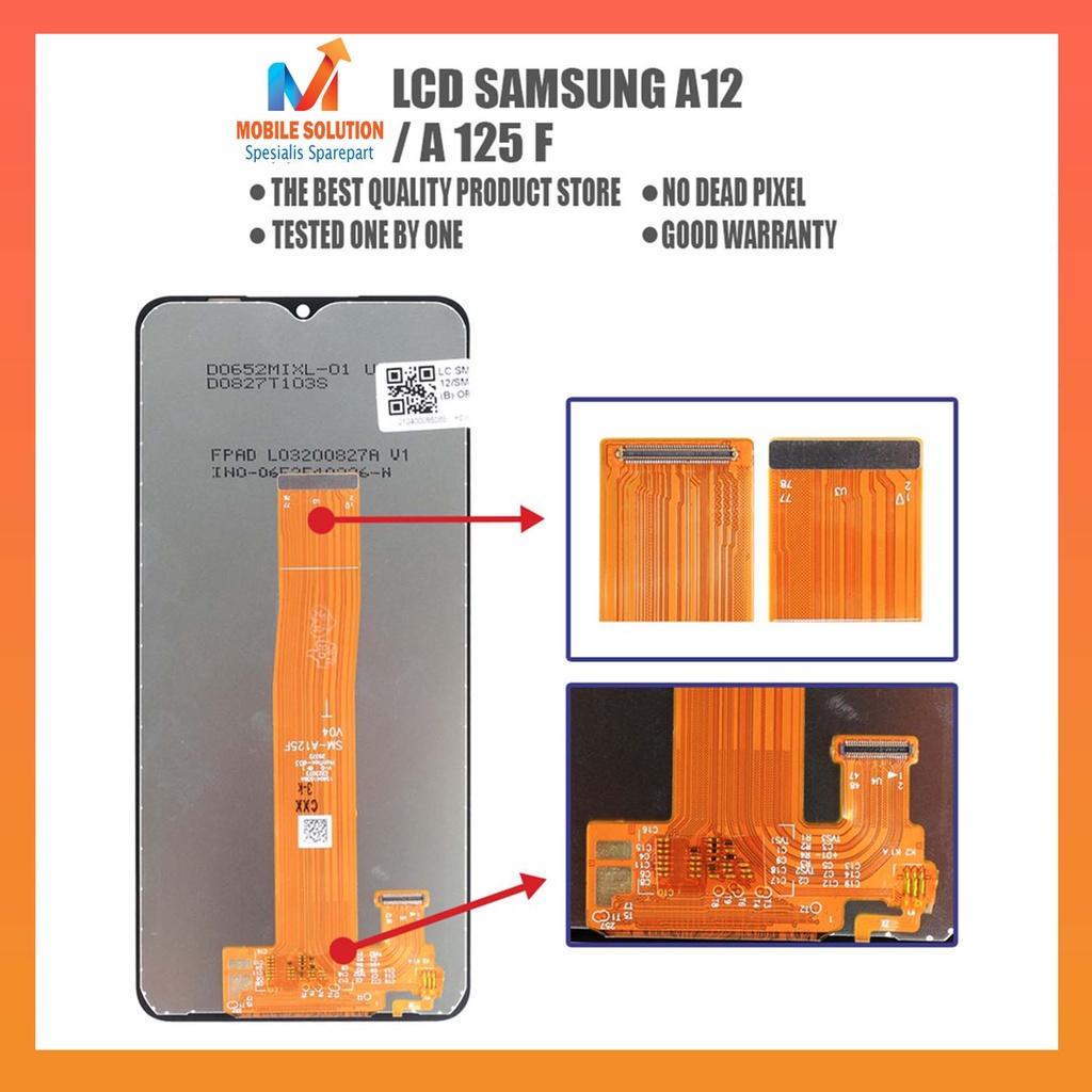 GROSIR LCD SAMSUNG A12/A12F ORIGINAL 100% FULLSET TOUCHSCREEN GARANSI 1 BULAN