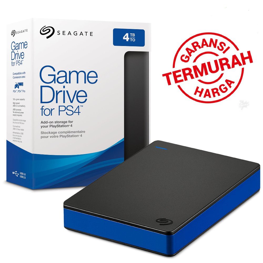 PROMO Seagate 2TB External HDD - Game Drive untuk PS4 Best Quality