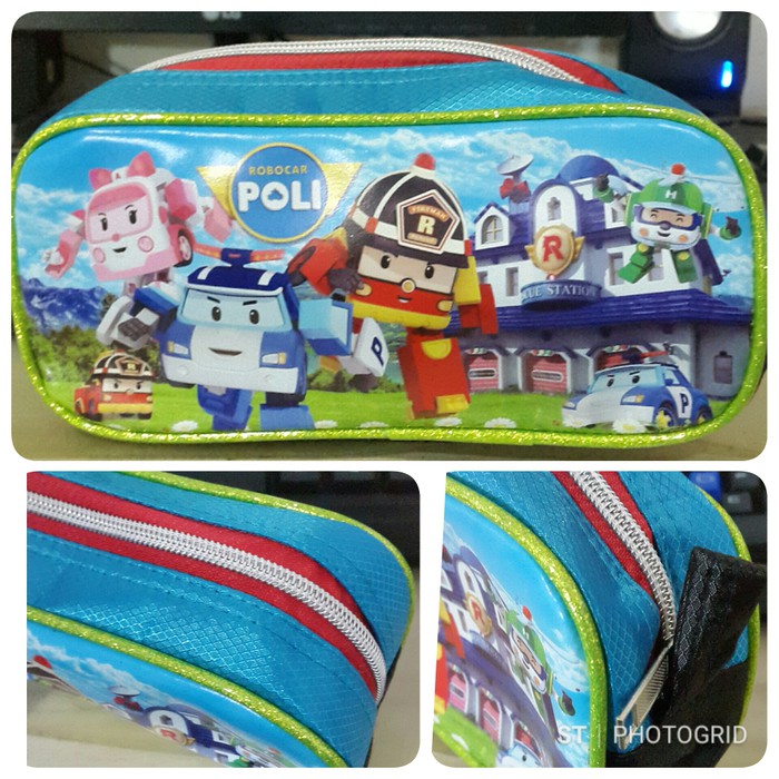 

Kotak Pensil Satin ROBOCAR POLI (KTK)