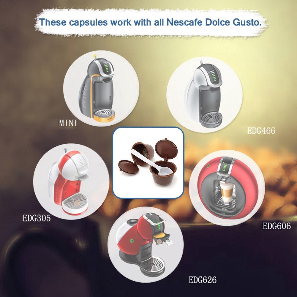 [Bayar Di Tempat][HOT DEALS] Kapsul Filter Reusable 6 Warna Untuk Dolce Gusto Nescafe