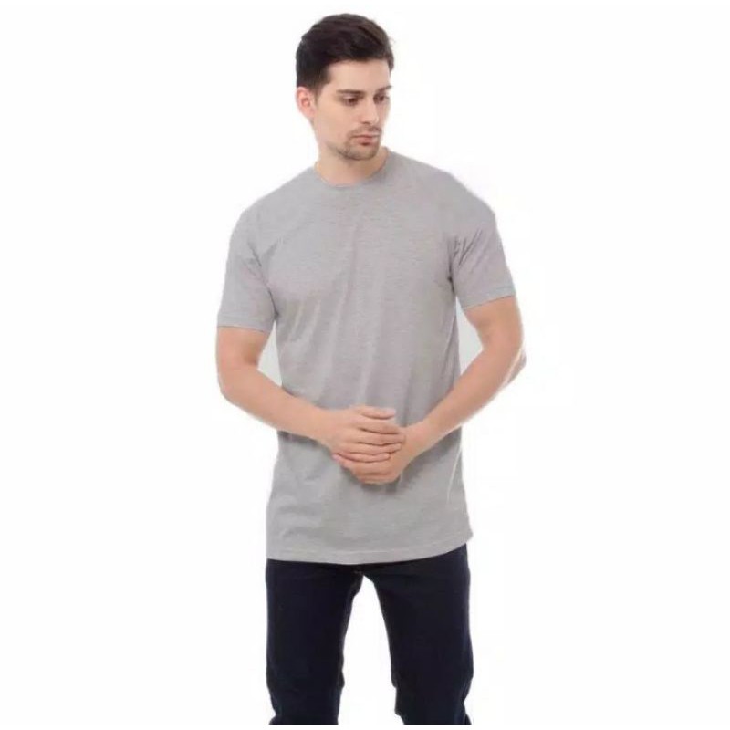 KAOS POLOS PRIA | TWOTONE MISTY | LENGAN PENDEK | KUALITAS PREMIUM