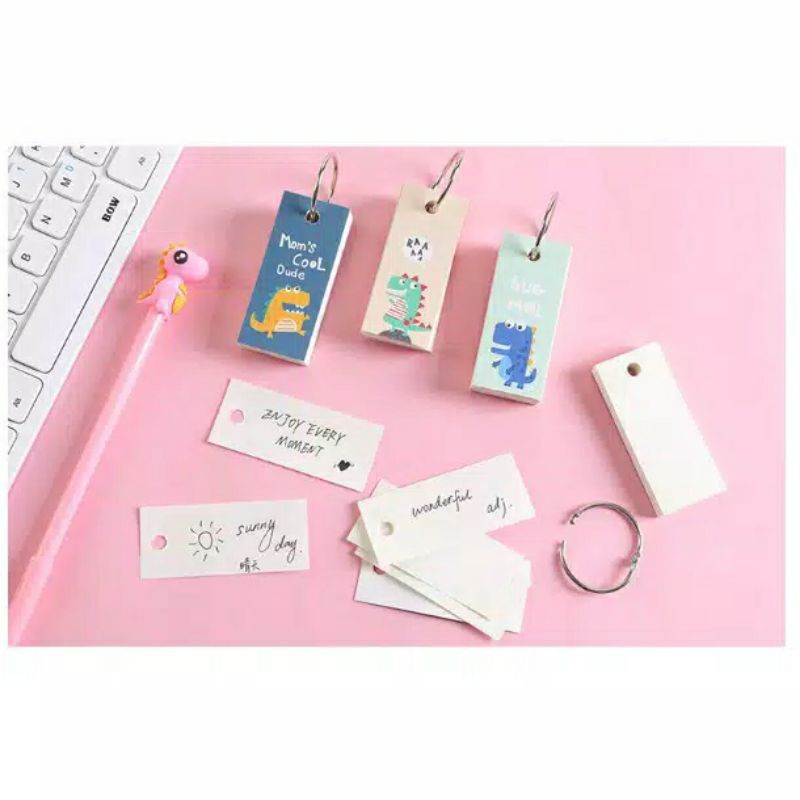 

Memo Mini Ring Motif Lucu Unik Simple Praktis Portable Serbaguna Multifungsi
