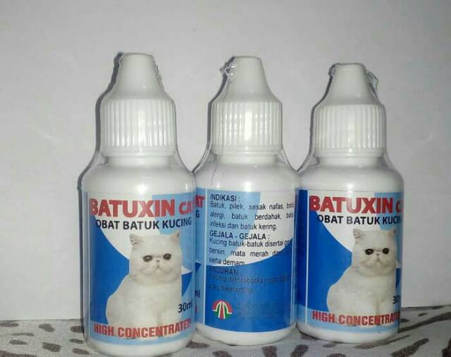 Obat kucing Batuk dan pilek Bersin-bersin BATUXIN