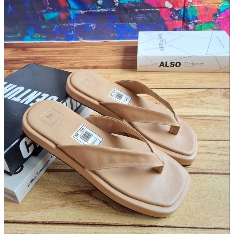 ABBUSHOES Bk 14 flip pop sendal sepon super jepit merryana 3cm