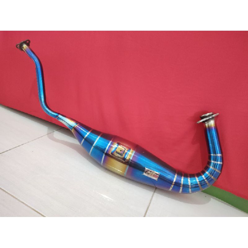 Tabung Perut Gembung Knalpot Ninja R RR Aitech cobra Bluemoon