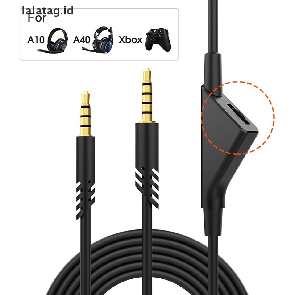 (Flyag) Kabel Headset Gaming Pengganti Untuk Astro A10 A40 A30 G233