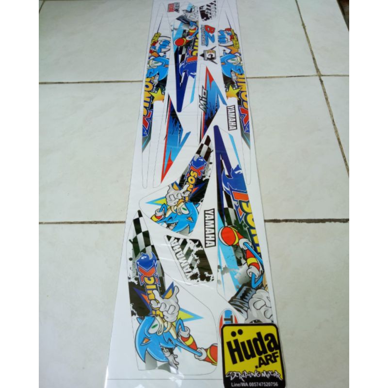 Striping sticker variasi Yamaha Mio sporty sonic