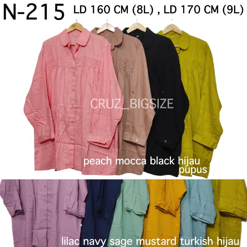baju atasan jumbo LD 150 (7L), LD 160 (8L), LD 170 (9L), LD 180 (10L) EXTRA JUMBO SUPER JUMBO