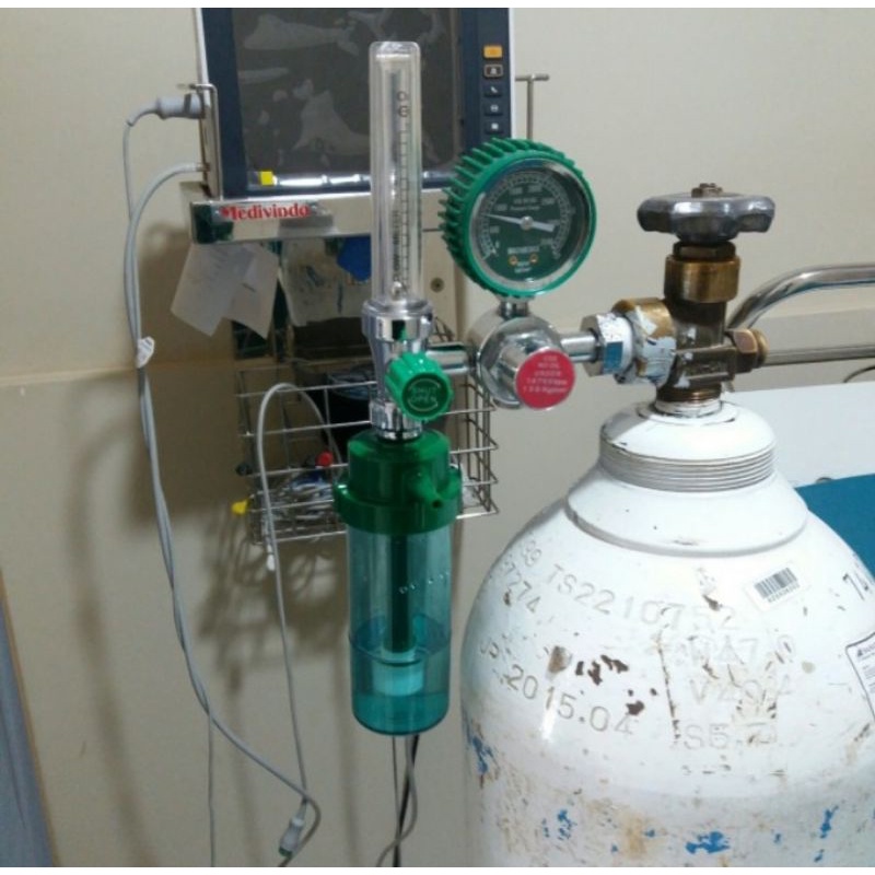 Tabung Regulator Oksigen /Botol Oksigen Regulator Humidifier / Botol Regulator Oksgen / Filter Botol Regulator Oksigen /  Botol Humidifier