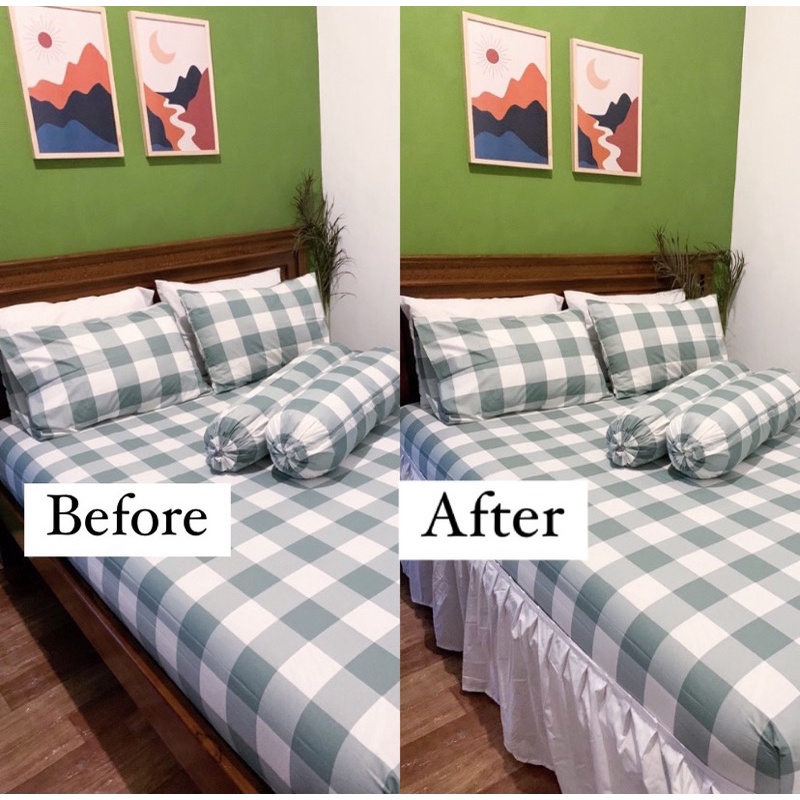 BED SKIRT/ ROK KASUR bahan katun CVC