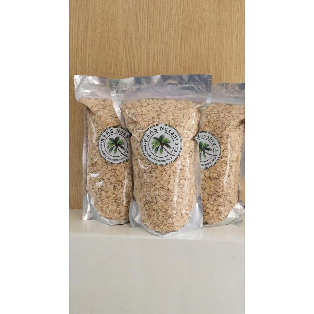 

promo murah Rolled Oat Meal Khas Nusantara 450 gram Sehat