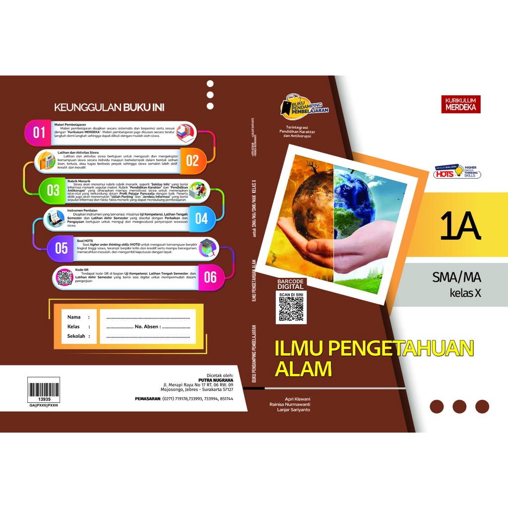Buku LKS IPA (Alam) _ SMA MA Kelas 10  _ Ganjil K Merdeka