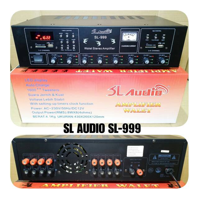 POWER AMPLI SL AUDIO SL-999