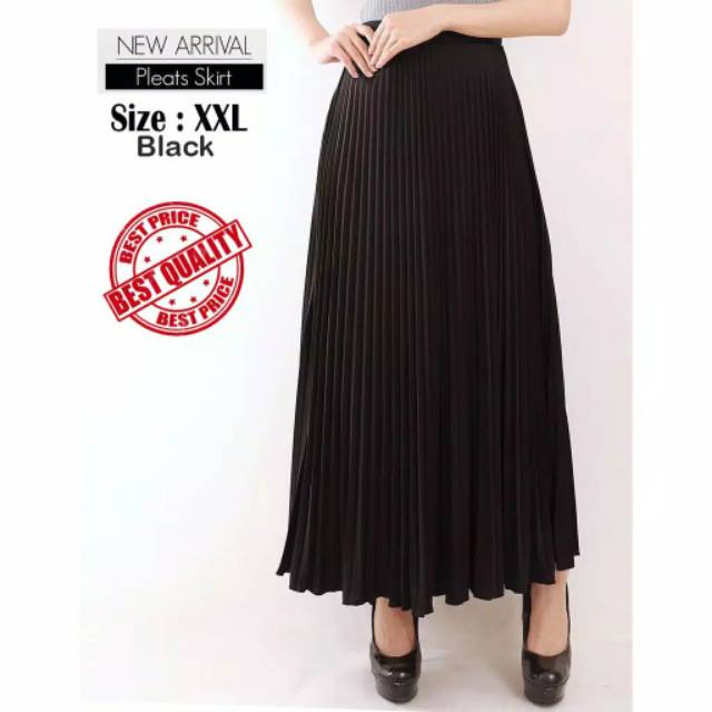 Rok plisket mayung premium