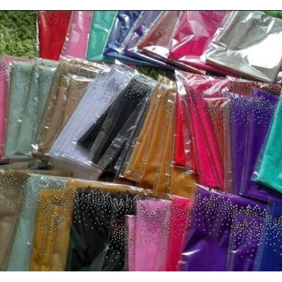 INNER HIJAB JILBAB DIAMOND BLINK BRUKAT PAYET TILE ZIGZAG PENGANTIN PESTA MODEL IKAT BKN CIPUT NINJA-8