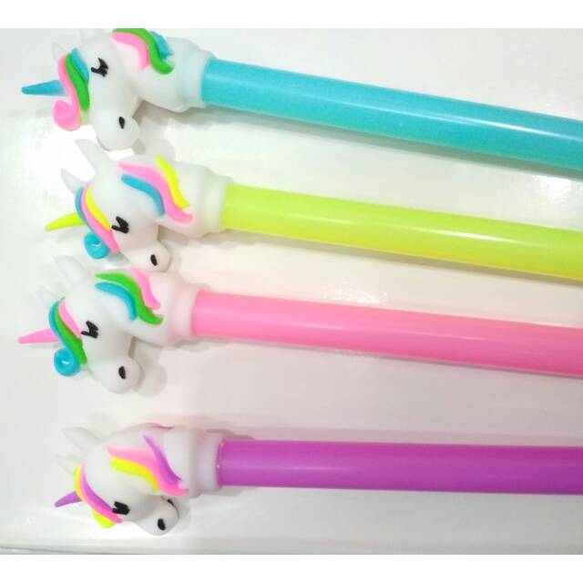

Pulpen Gel karakter Tanduk Unicorn lucu