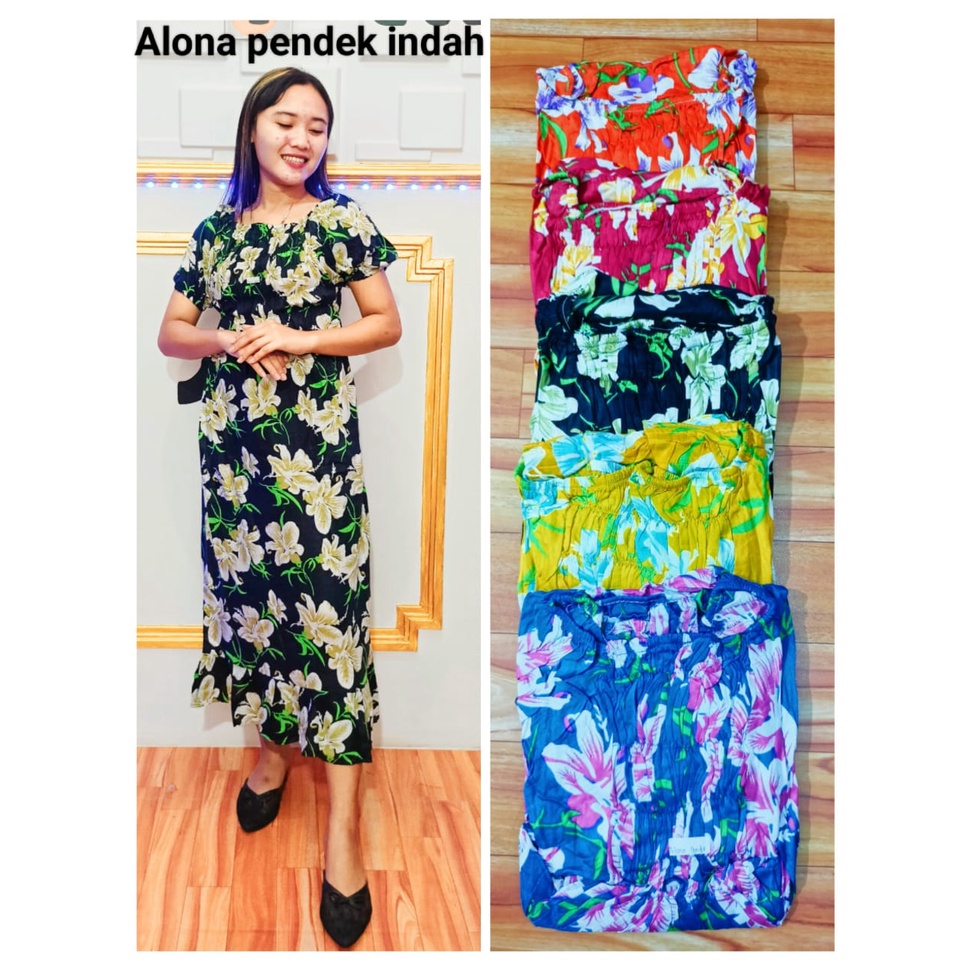 DRESS CASANDRA REMPEL-DASTER RAYON PANJANG