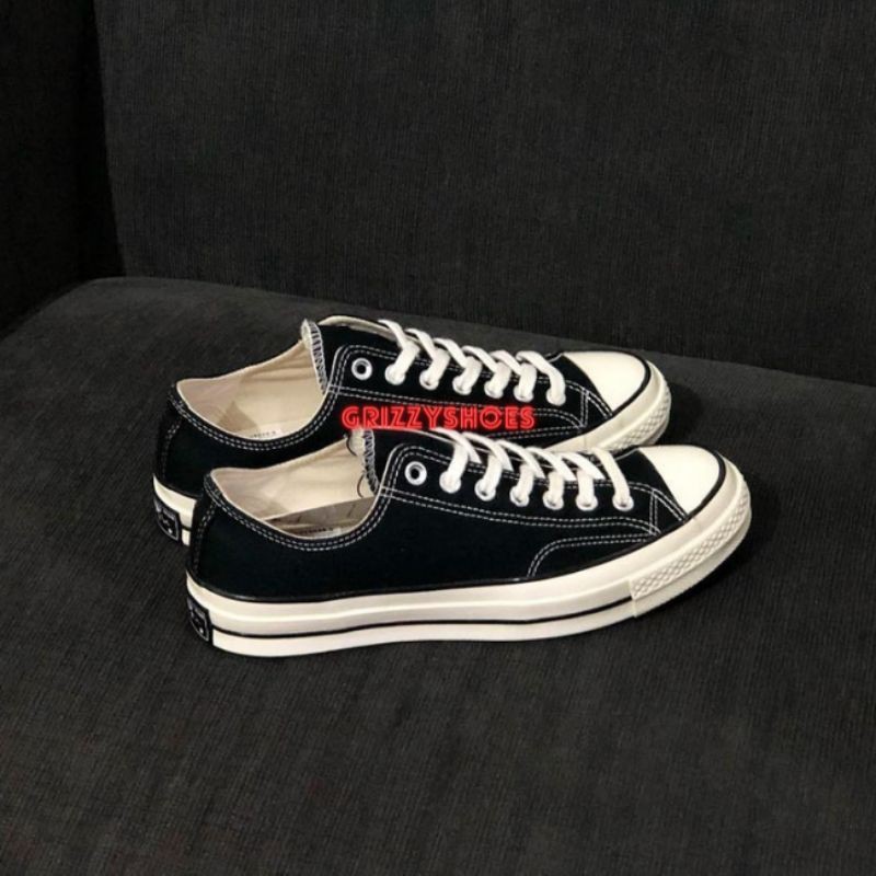 Terbaik SepatuConverse_allstar pendek hitam putih+bok converse