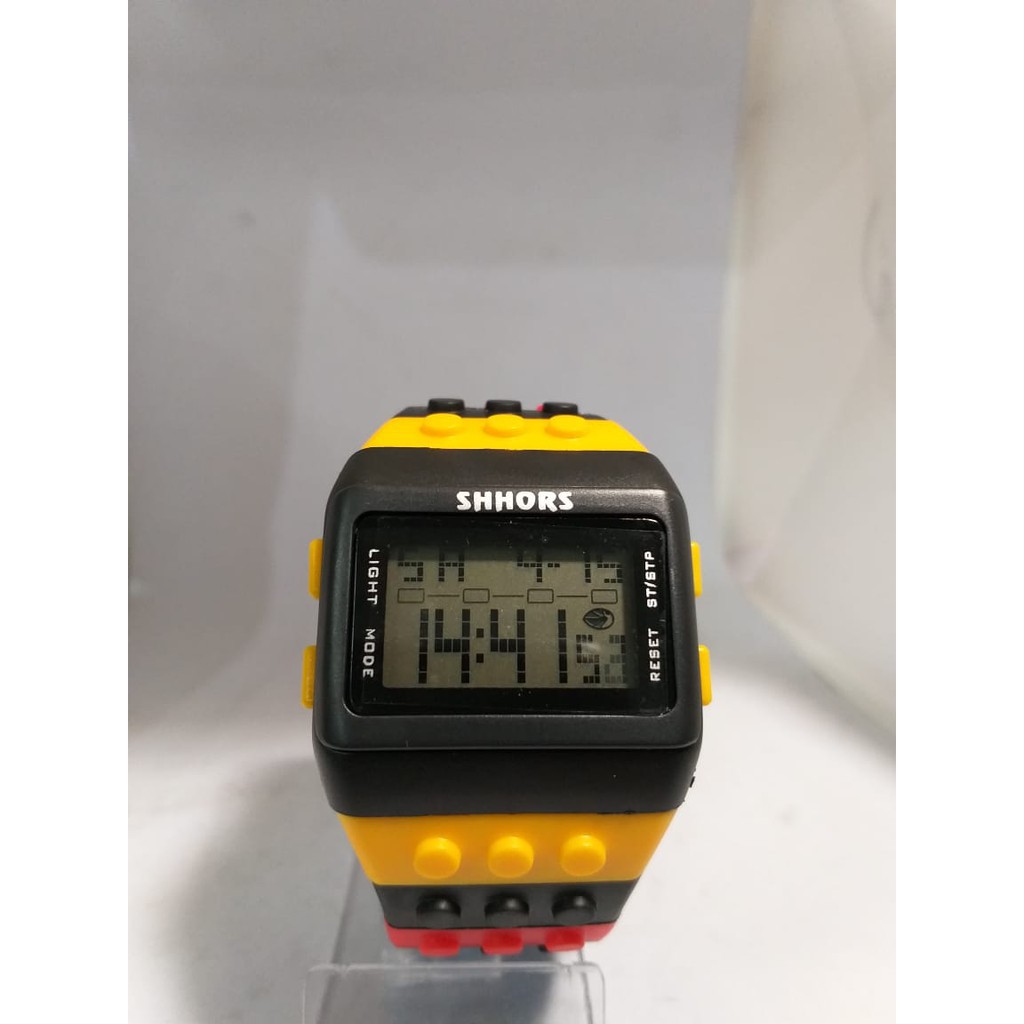TERBAIK LIMITED COCOK UNTUK NATAL PEREMPUAN MURAH// Jam Tangan Lego SHHORS Digital strap model lego