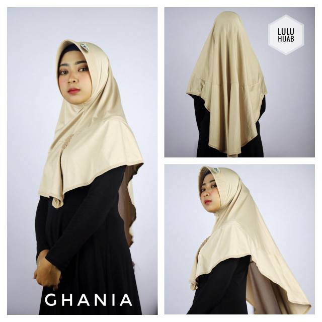 [LAST SALE] Lulu Hijab Ghania / Bergo lulu murah