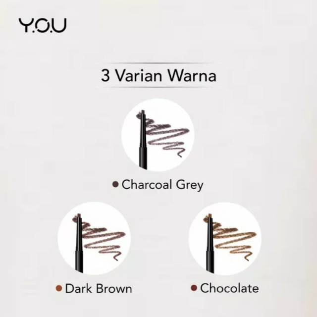 YOU Basic Collection  Dual Eyebrow Styler [ Precise Brow Definer/Natural Pigment