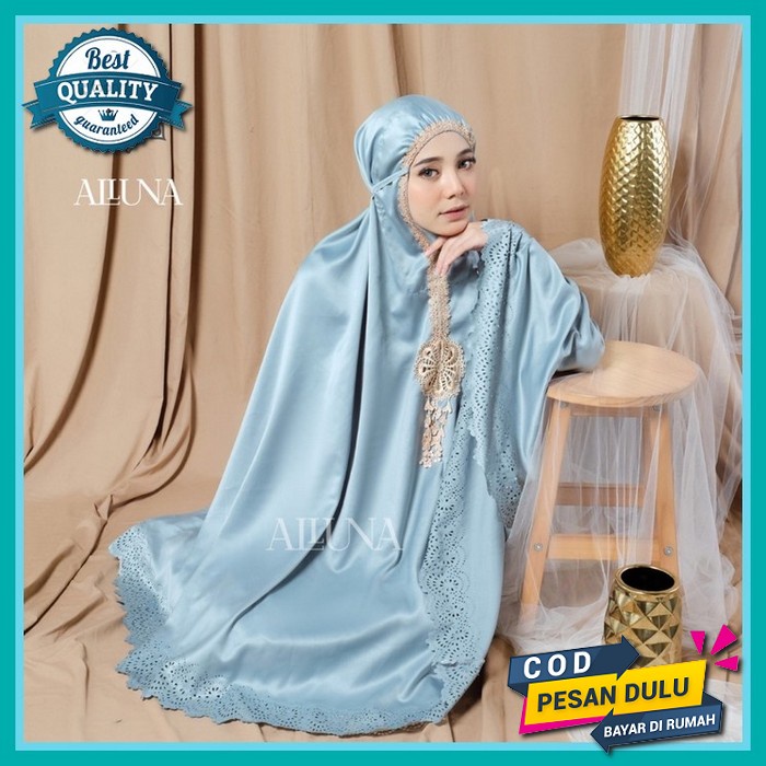 Mukena Marble Tensel Jumbo Size Dewasa Cantik Kekinian Modern Modis Fashion Muslim Muslimah Batik Wa