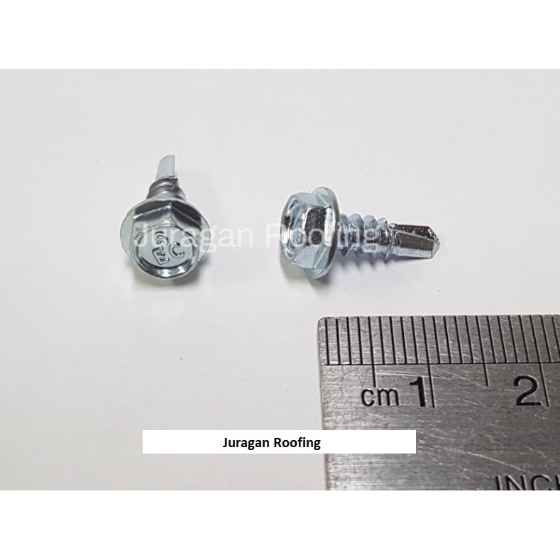 SDS SEC/Baut Roofing/Drilling/Sekrup Atap Baja Ringan/Galvalum 8 X 13 (1/2")