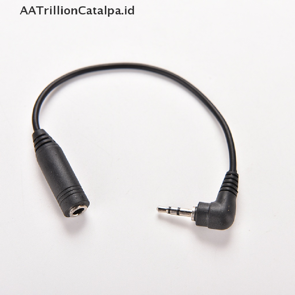 Aatrillioncatalpa Adapter Converter Jack Audio Stereo AUX 2.5mm Male Ke 3.5mm Female