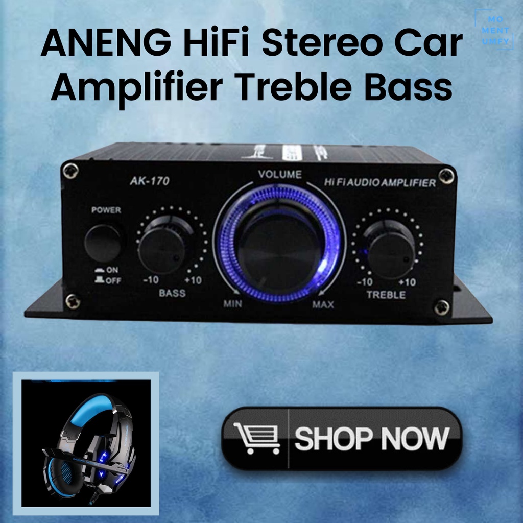 ANENG Aksesoris Mesin Modul Power Speaker Hifi Amplifier Bluetooth Wireless Mini Subwoofer Stereo Ba