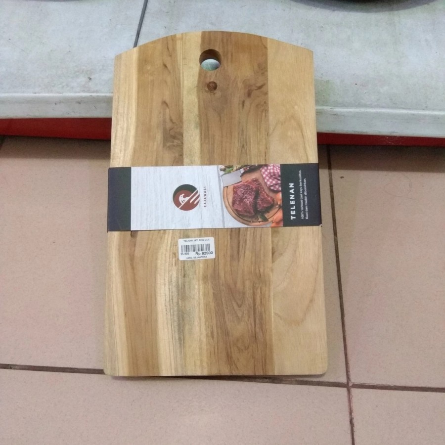 telenan kayu jati segi rajawali papan potong telnan