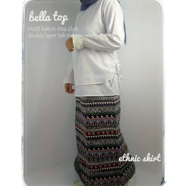 OmyLook Kemeja Tunik Panjang Serat Slub Bella Dress Original Produk