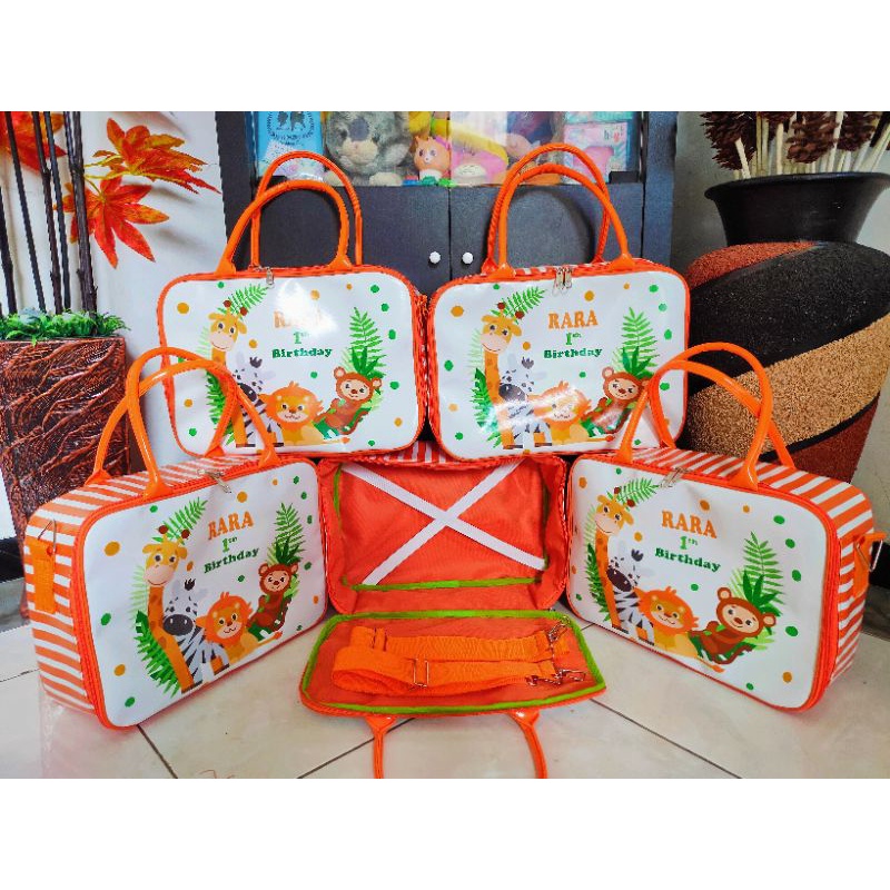 Tas mini koper souvenir gambar printing castem free desain gambar