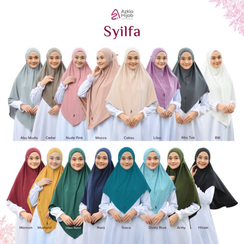 kerudung syilfa by Azkia hijab Ori