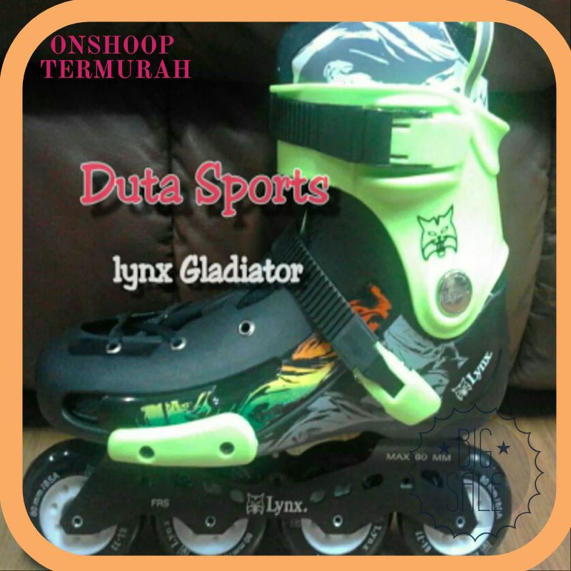 Termurah Sepatu Roda/Inline Skate LYNX GLADIATOR Urban Inline Skate Terlaris