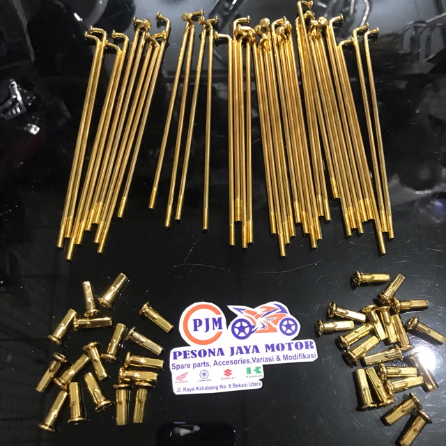 Jari Jari Gold Ruji Full Gold Ring 14 ,17 ,18 Ready Buat Semua Motor