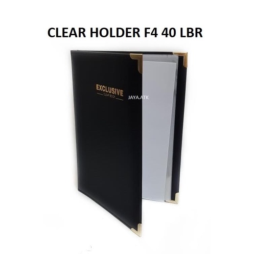 

READY COD MAP PLASTIK DOKUMEN CLEAR HOLDER FOLIO F4 40 FL-40 MAP KULIT SEMINAR BOOM SALE Kode 975