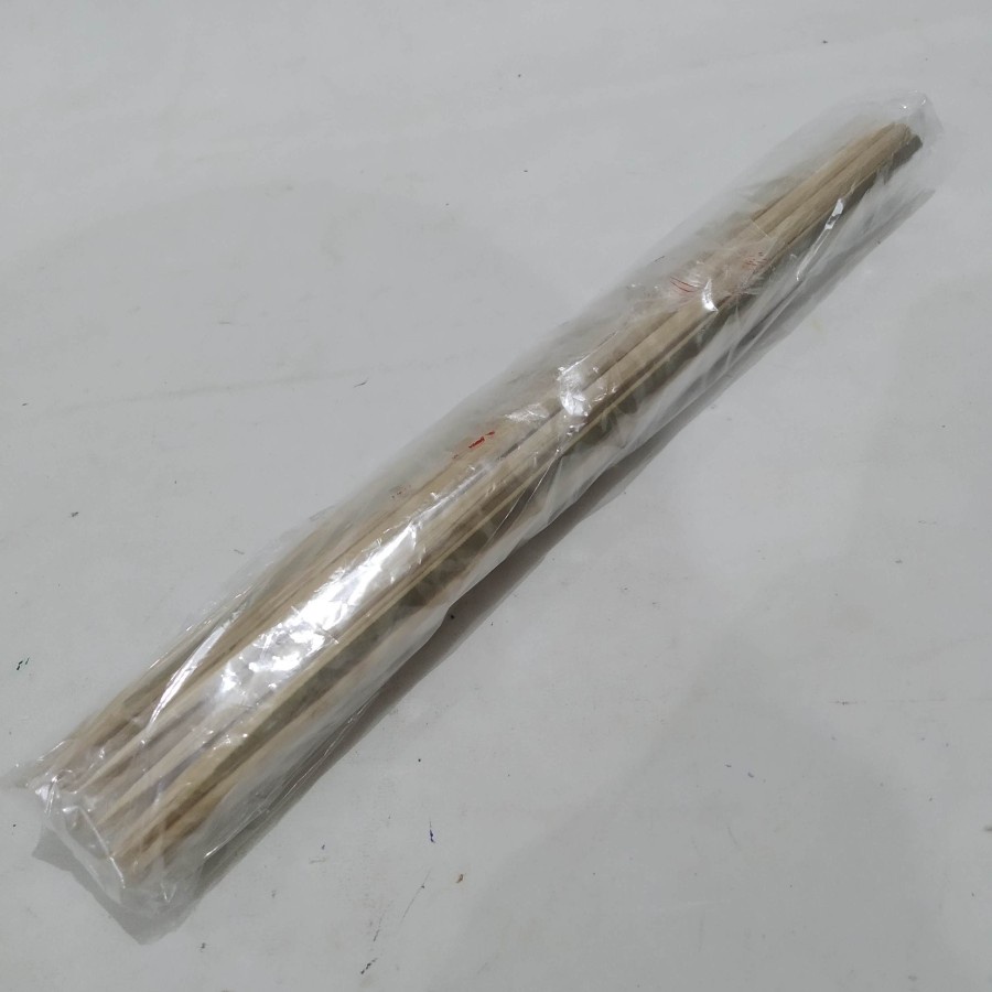 Tusuk Sate Bahan Potongan Batang Bambu per 30pcs