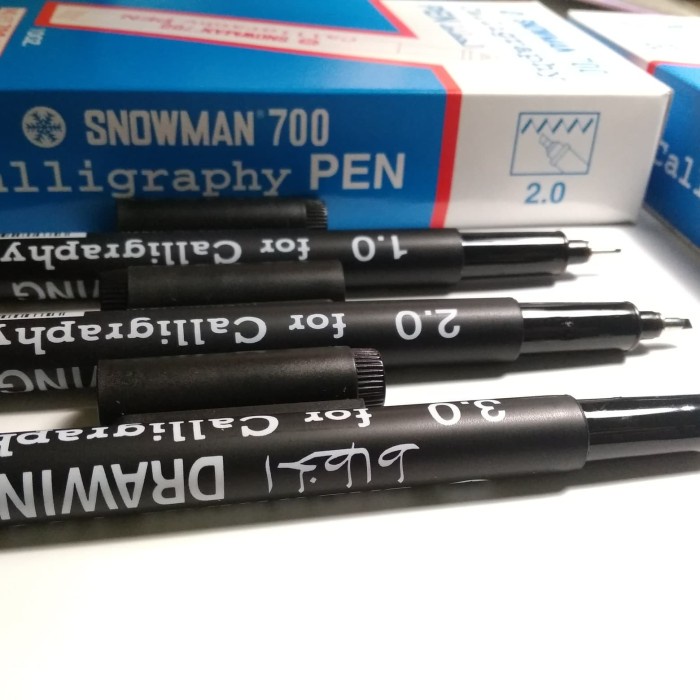 

kaligrafi-perlengkapan- pulpen kaligrafi snowman -perlengkapan-kaligrafi.