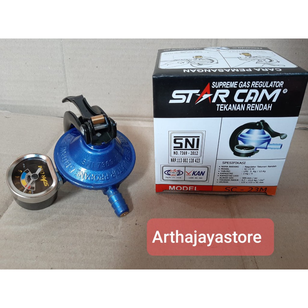 Regulator starcam + meteran (+pengaman)