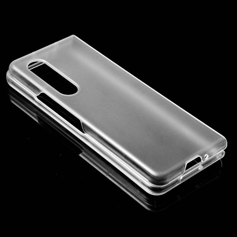 Hard PC Material Matte Case For Samsung Galaxy Z Fold3 Transparent Folding Protective Cover