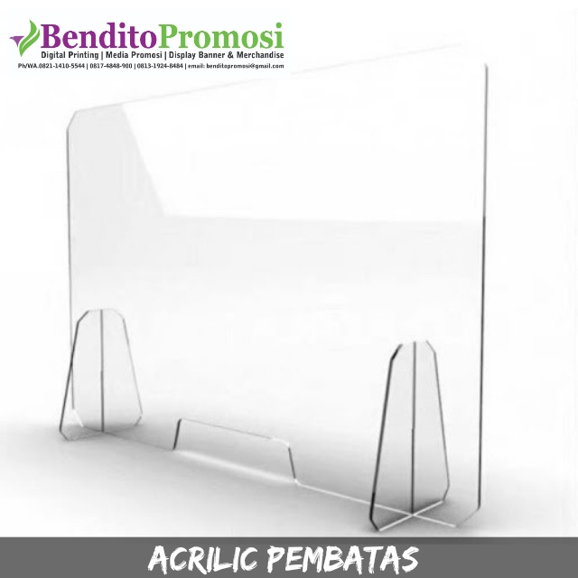 

Akrilik Sekat Pembatas - Bendito Promosi