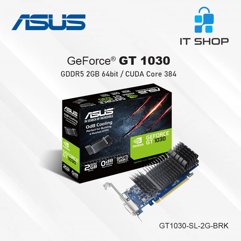 Asus Vga Geforce Gt 1030 Silent 2gb Gddr5 Shopee Indonesia