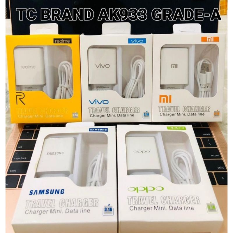 Travel Charger AK933 Brand GM-08 3.1A Ampere Ori 99%