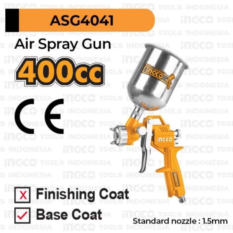 SPRAY GUN SEMPROTAN CAT SPRAY GUN TABUNG ATAS ASG4041 INGCO