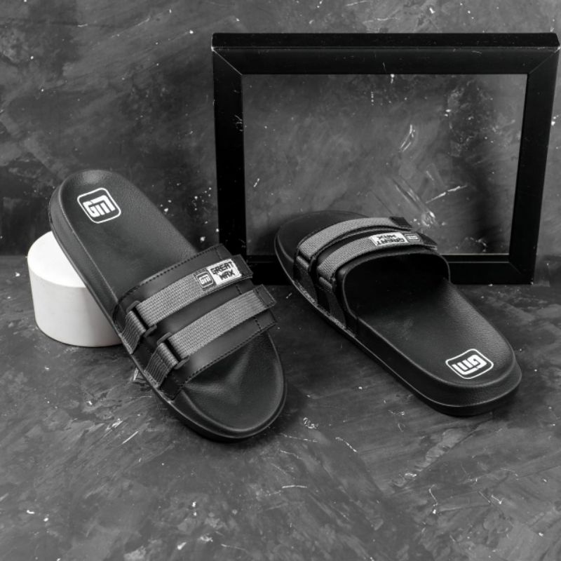 NEW ARRIVAL | Sandal Slide Pria Terbaru I Original I Slip on I Cowok Slide GTB