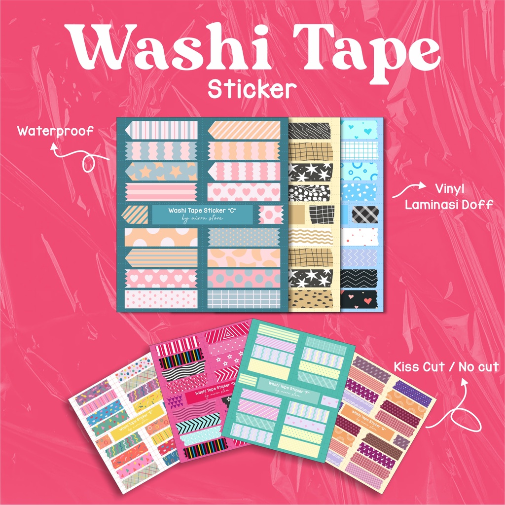 

Washi Tape Sticker Sticker Deco Scrapbook Album Polaroid (Stiker Tape)