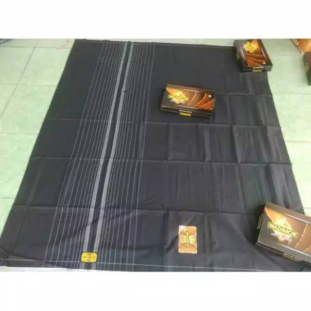 Elmika Store |   | Ready Sarung Wadimor Motif Polos Hitam