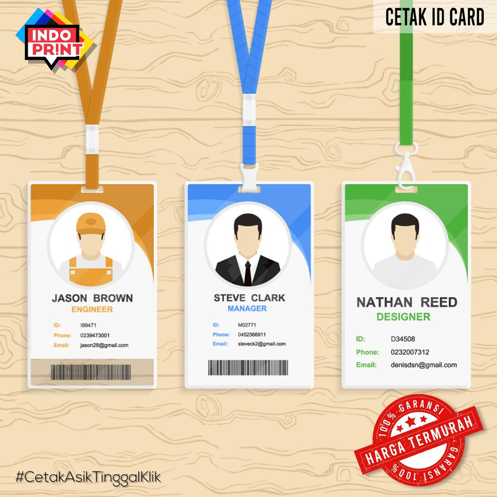 

IDN PRINT - Cetak Murah ID Card | Standar / Lubang